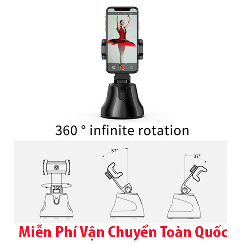 [Apai Genie] Gimbal, Gậy Selfie Tích Hợp Giá Đỡ Điện Thoại Xoay 360 Độ Tiện Dụng, Nhận Dạng Khuân Mặt, Tự Động Theo Dõi, Tự Động Chụp Ảnh.