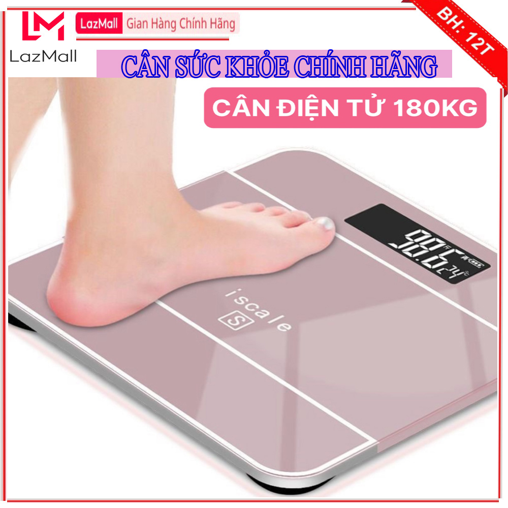  Cân Sức Khỏe Hình IPhone Mặt Kính Cường Lực Chính Hãng Cân Điện Tử Sức Khỏe Tải Trọng Tối Đa 180KG,Màn LED Hiển Thị Rõ Ràng,Tự Động Ngắt Nguồn Khi Không Dùng Đến Trong Vòng 5s,Sử Dụng Pin AAA - SDGOLD 