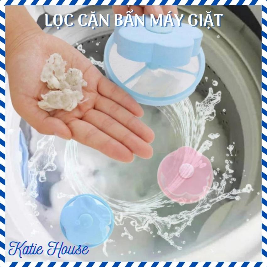 Phao lọc cặn máy giặt, túi lọc rác máy giặt thông minh, hình hoa nhỏ gọn, dễ sử dụng