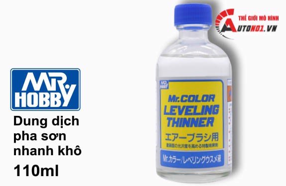 Dung dịch pha sơn leveling thinner lacquer t-106 lâu khô 110ml mr.hoppy s044
