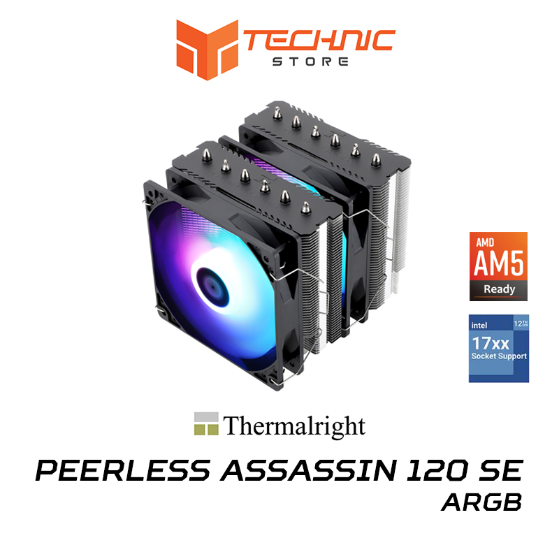 Tản nhiệt cpu thermalright peerless assassin 120 se argb pa120 se argb