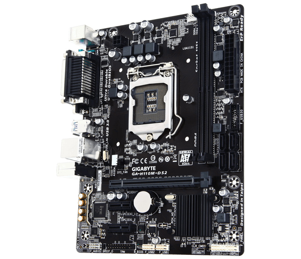 Mainboard gigabyte ga-h110m-ds2-ddr4