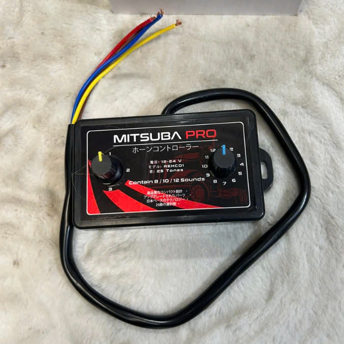 Nhại còi MITSUBA PRO 25 bài nhạc đánh vô lăng đá còi xe máy, xe tải, ô tô dùng cho còi hơi, còi điện, còi sinh hơi