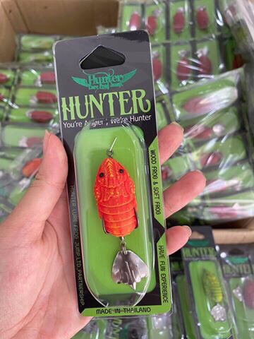 Mồi nhái giả câu lure Hunter V4 3.8cm 7g chuyên câu cá lóc hiệu quả cao ( Ngu Long )