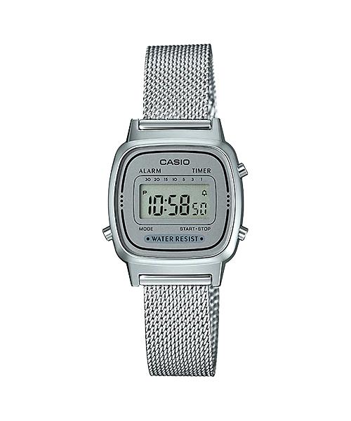 Đồng hồ nữ dây kim loại chính hãng casio la670wem-7df