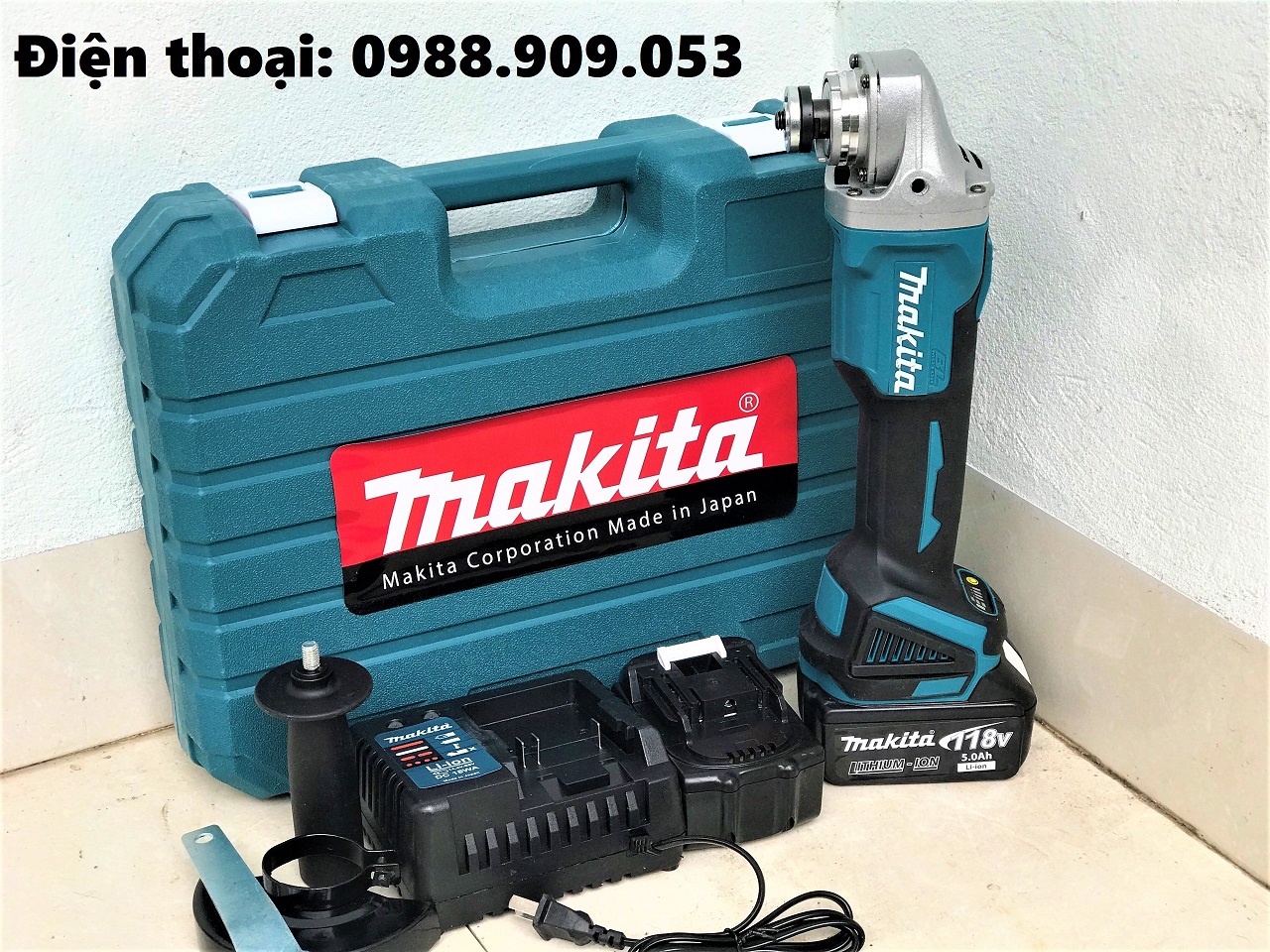 Máy mài góc dùng pin makita 118v