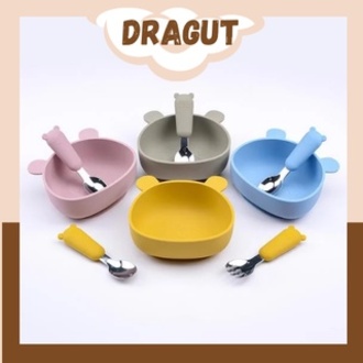 Bát ăn dặm cho bé silicon chống đổ cho bé ăn dặm