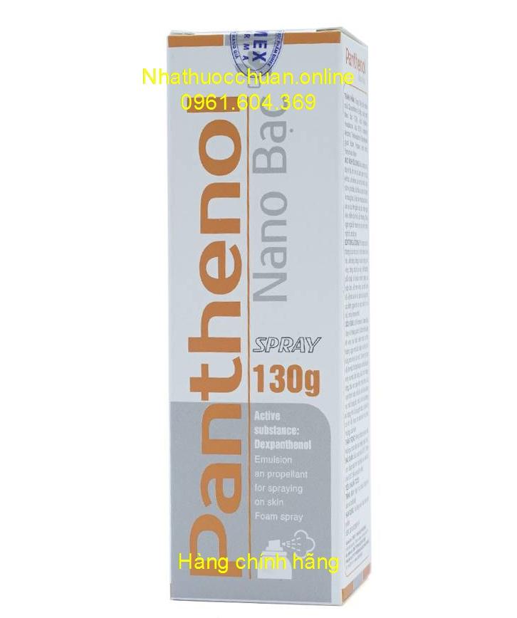 Xịt bỏng Panthenol