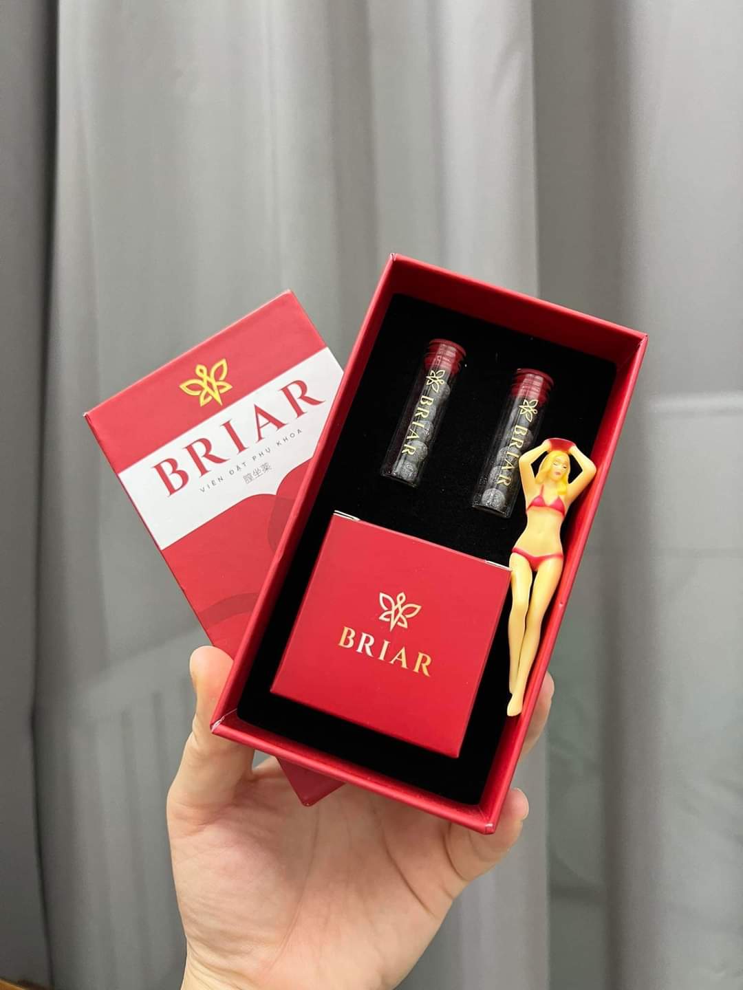 Viên đặt thảo mộc phụ khoa Briar - Se khít sau 2h, Trị viêm, Tăng ham muốn , Kích nước nôi tràn trề, Detox sạch âm đạo