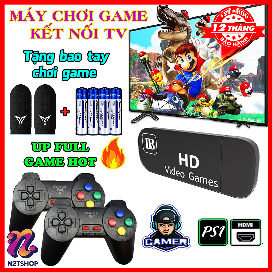 Máy chơi gamer cam tay gamestick 4K 850, máy chơi gamer kết nối tivi, máy chơi trò chơi trẻ em, máy ps2 playstation Game Stick không dây, game cổ điển, đá bóng, PS1 Bảo hành 48 Tháng BH12 Tháng