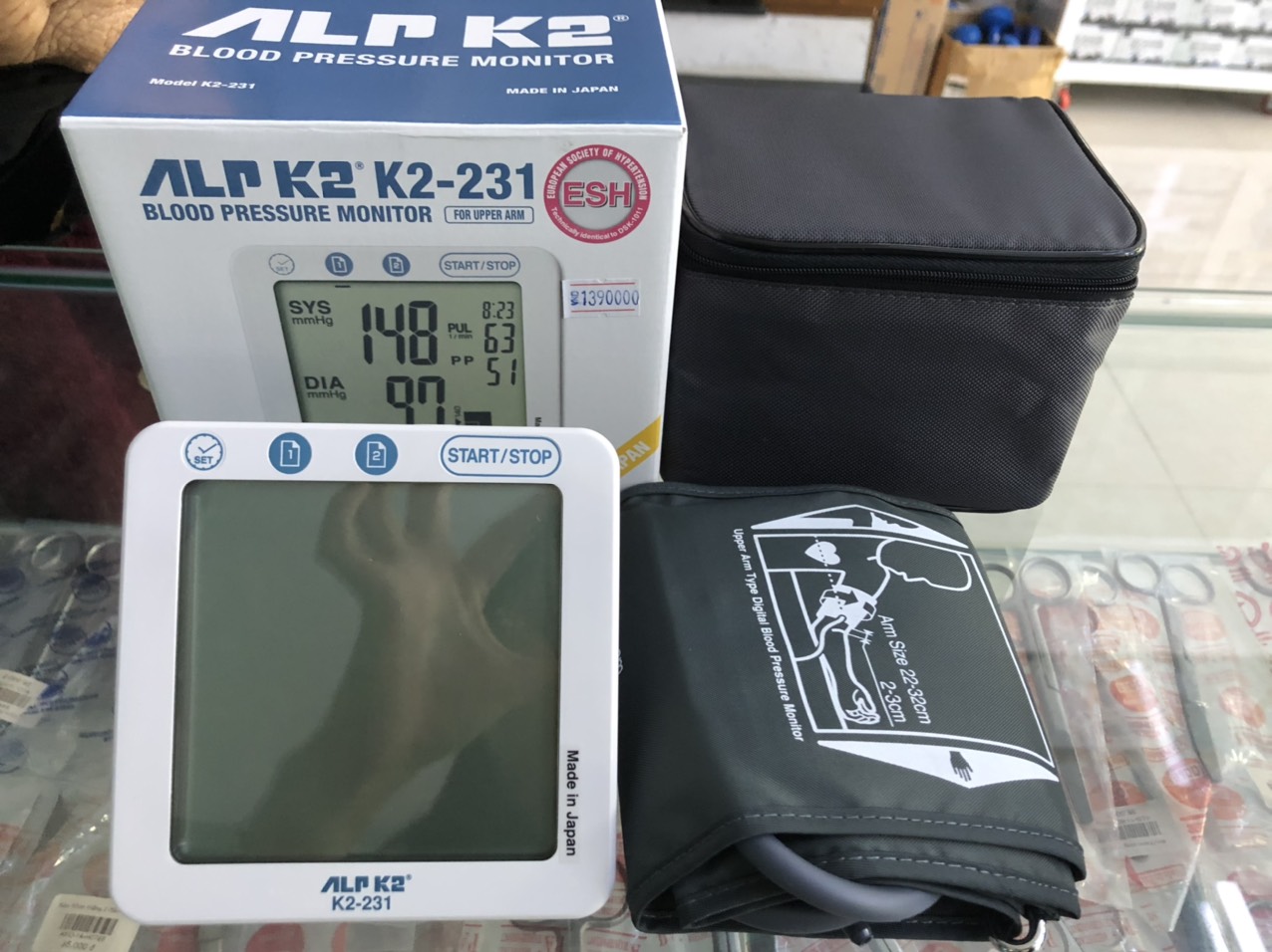Máy đo huyết áp bắp tay alpk2 k2-231