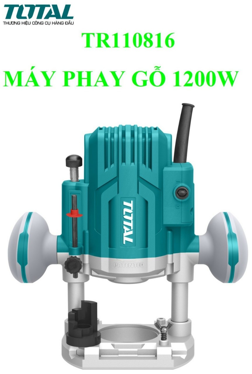 Máy phay gỗ 1200w total tr110816
