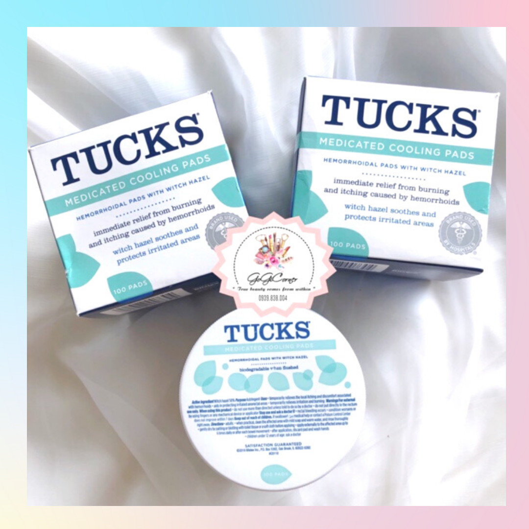 MIẾNG DÁN LẠNH GIẢM ĐAU SAU SINH TUCKS PAD - BÁN TÁCH LẺ
