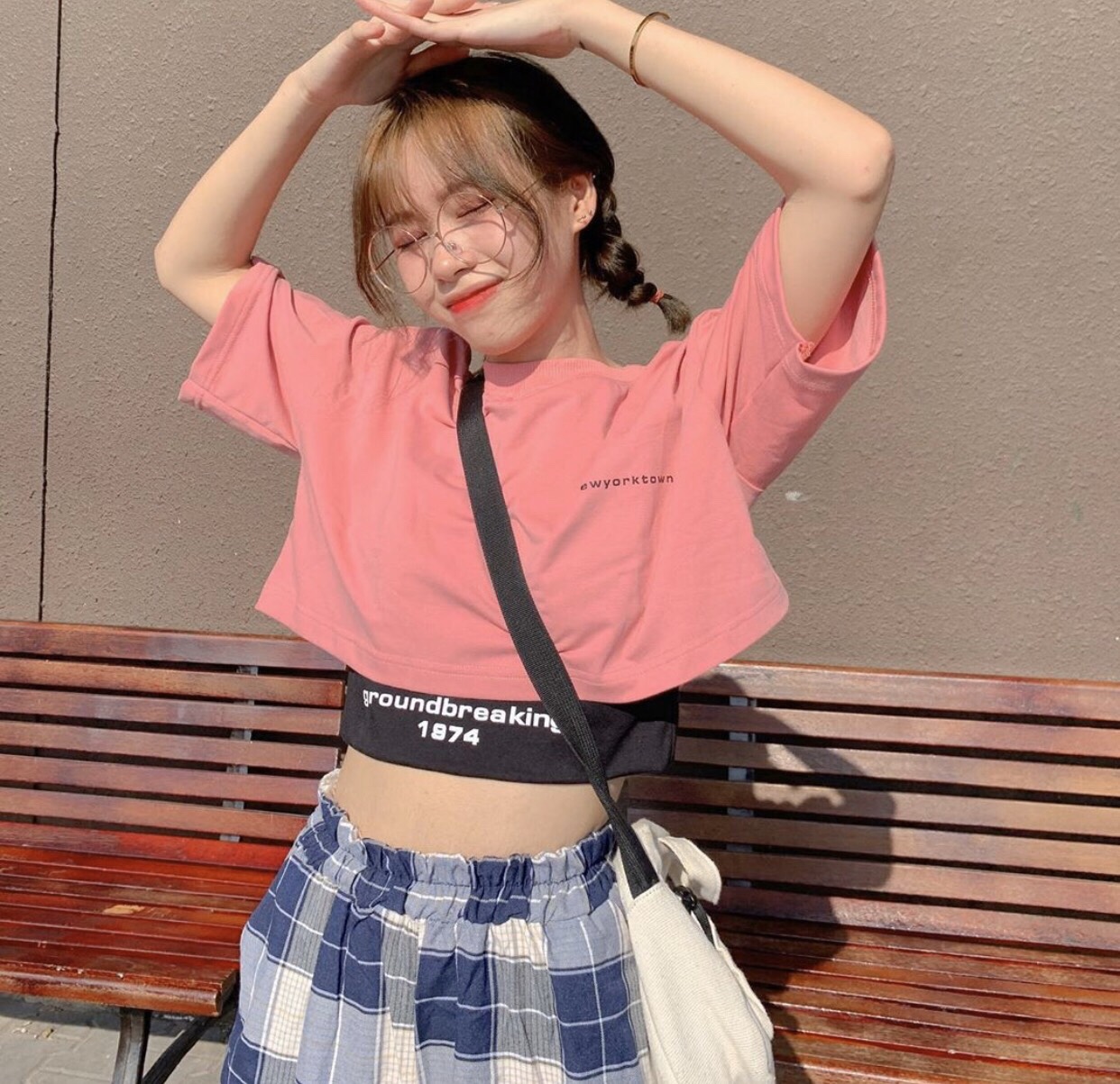 [HCM]Áo croptop áo croptop nữ kèm bra