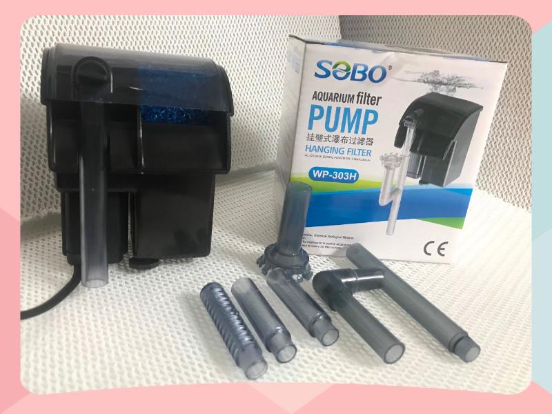 Máy lọc thác treo sobo wp 303h dành cho hồ cá cảnh