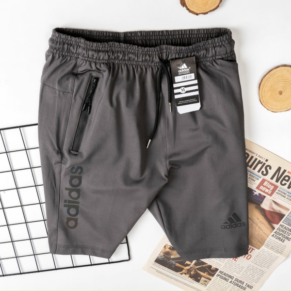 Quần short thể thao nam, quần đùi nam Q54 chất liệu thun poly co giãn 4 chiều hoạt động thể thao tập gym chạy bộ họa tiết logo in phản quang .