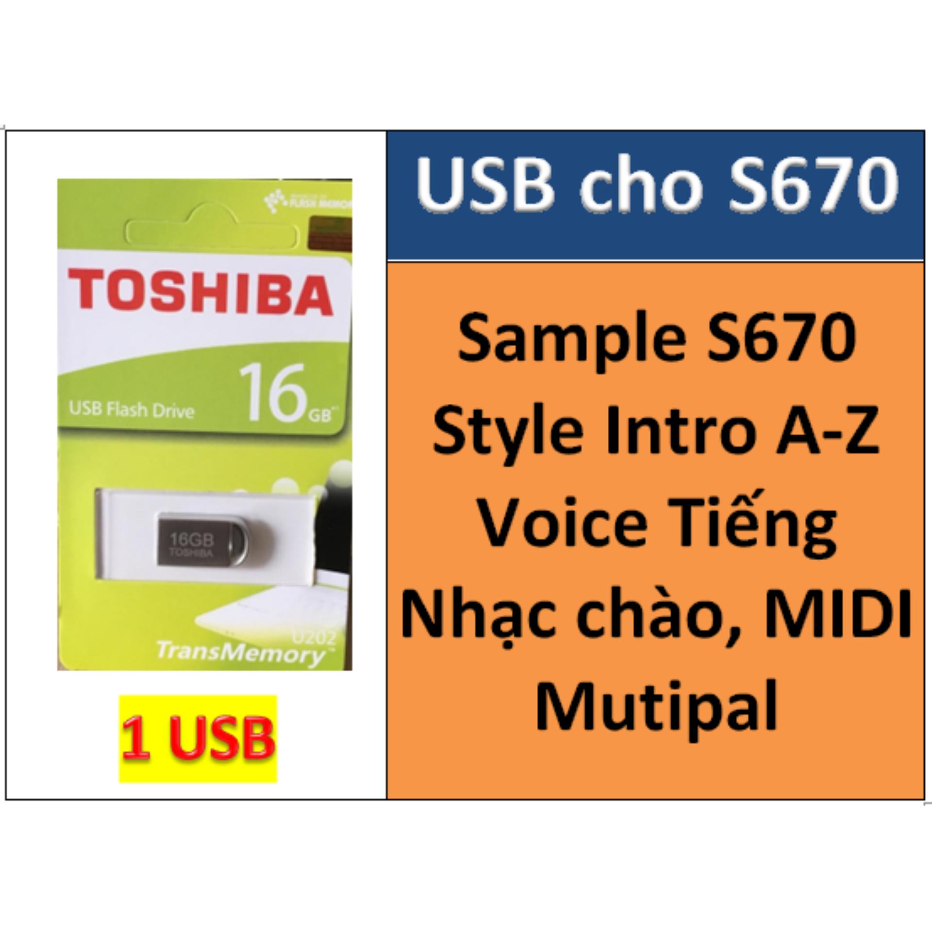 USB mini Sample cho đàn organ yamaha PSR-S670, Style, nhạc chào, midi + Full dữ liệu làm show