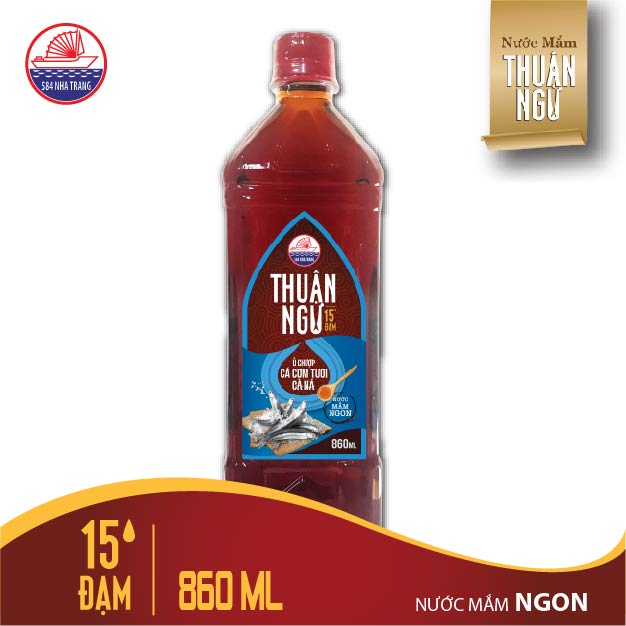 Nước mắm ngon Thuận Ngư 15 độ đạm 860 ml
