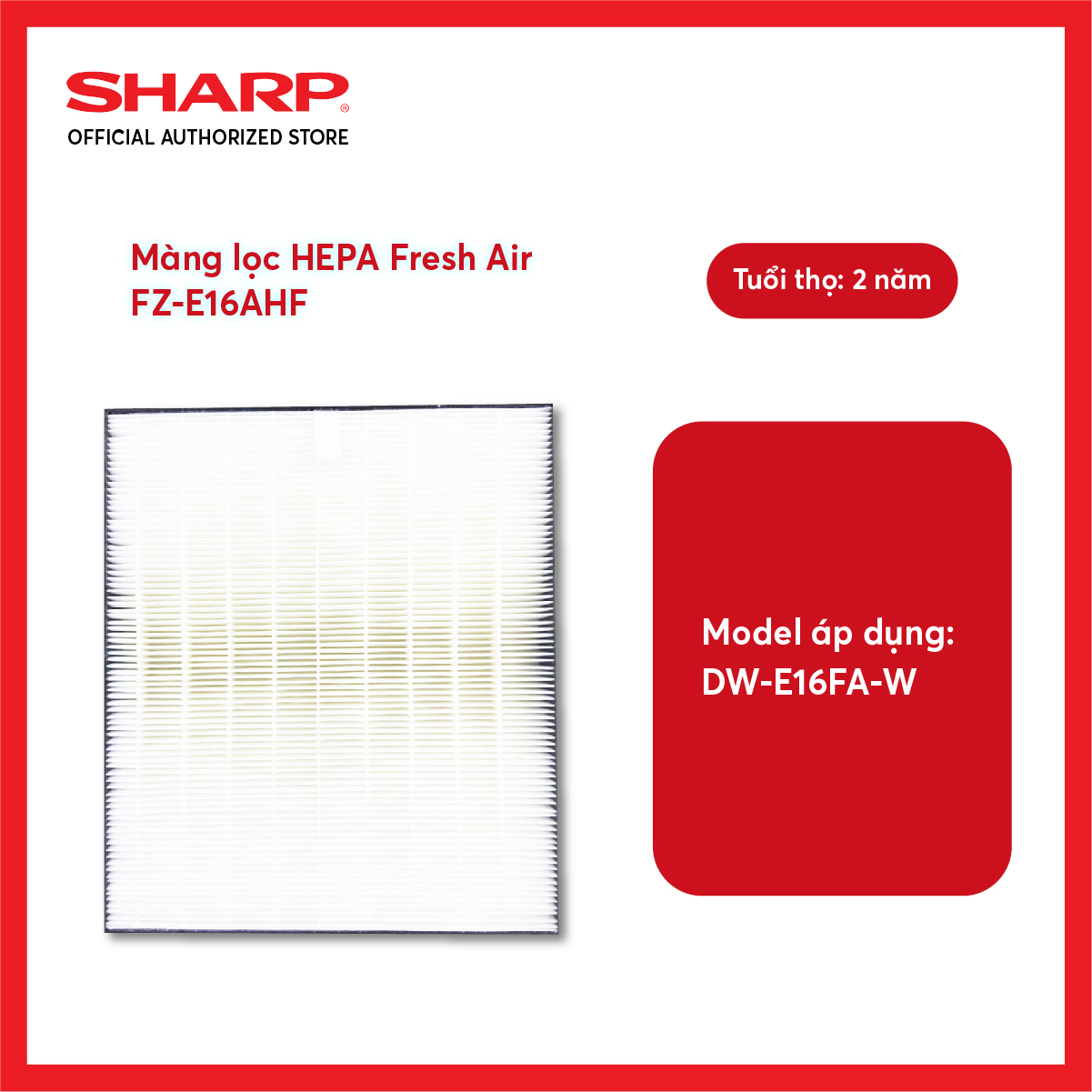 Bộ Lọc Hepa Sharp FZ-E16AHF