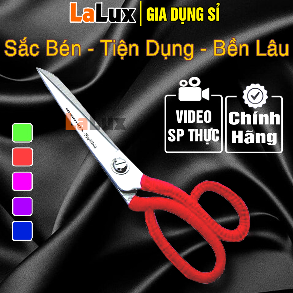 [LEN] Kéo Cắt May Chuyên Nghiệp Cao CấpNhơn Hòa Nguyễn Đình/ Phước Thành , Kéo Cắt Đa Năng , Kéo Cắt Vải Thợ May , Kéo Thợ May Đồ , Đủ Size LALUX