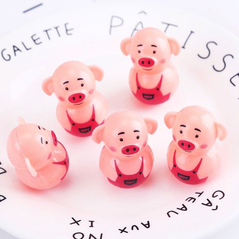 Lật đật mini hình heo siêu dễ thương đáng yêu 4cm