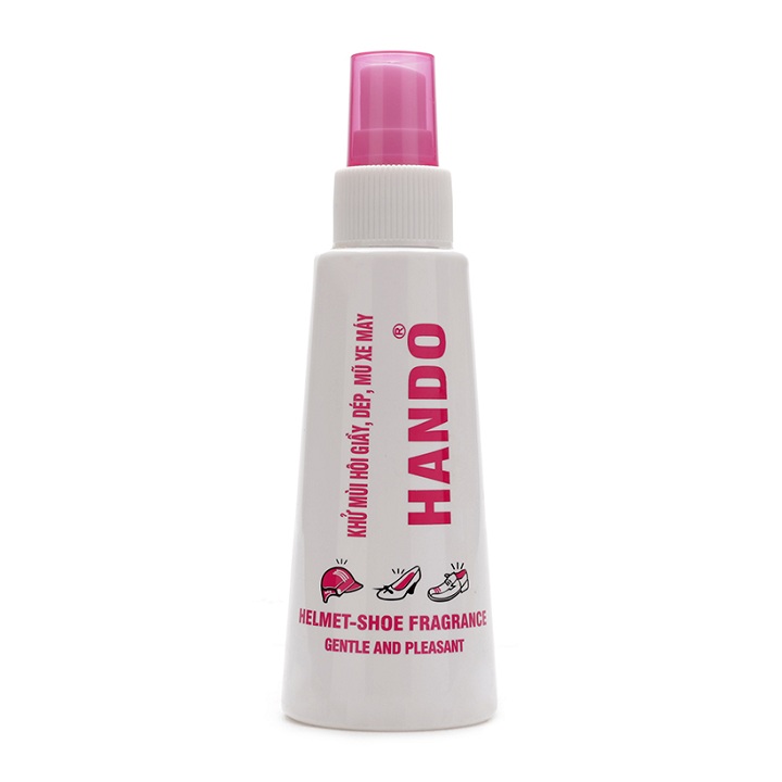 [HCM]Bộ 2 Chai xịt khử mùi hôi giày dép mũ bảo hiểm xe máy Hando 120ml PNS397