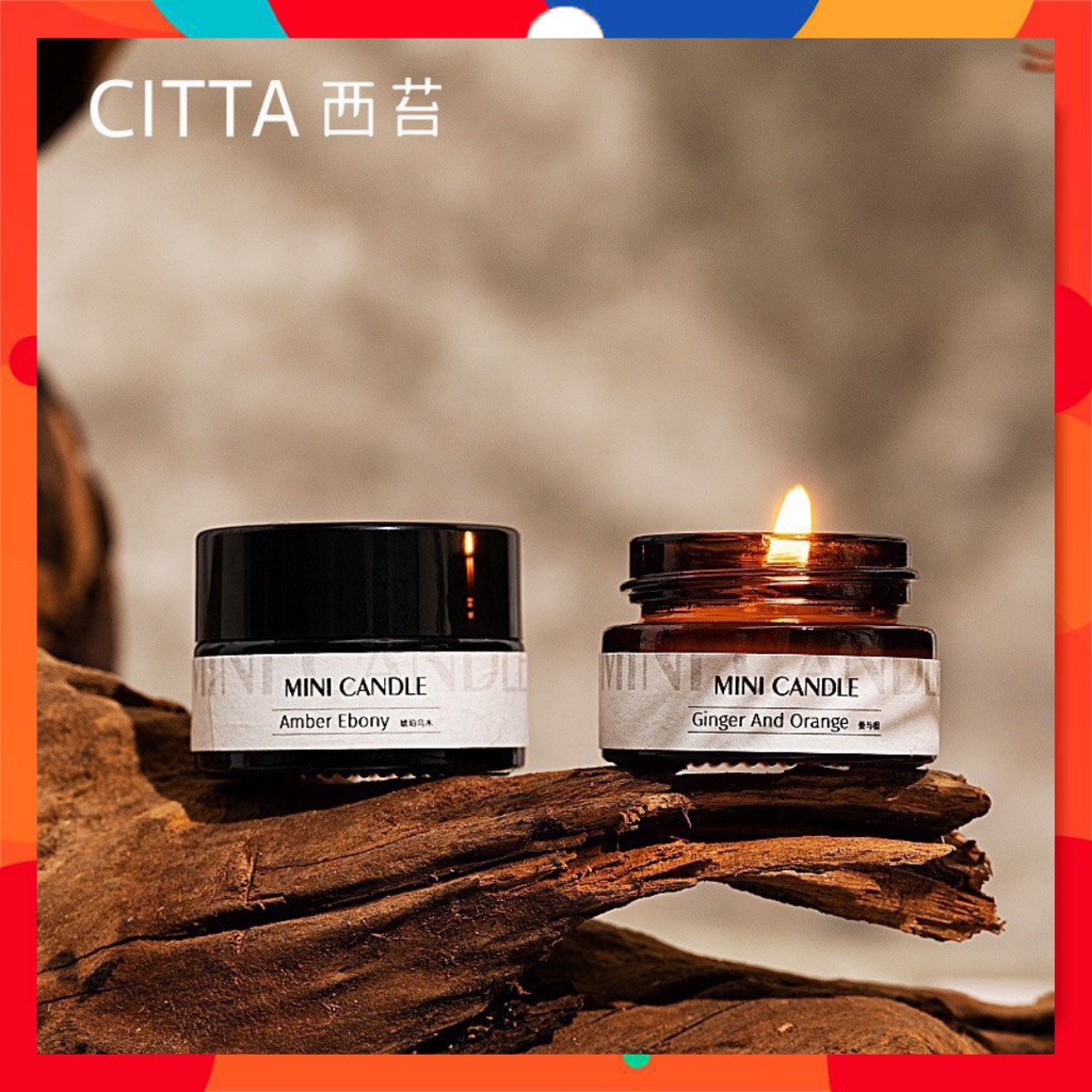 Nến thơm cao cấp Citta Mini Candles | Nến Thơm Lá Xanh