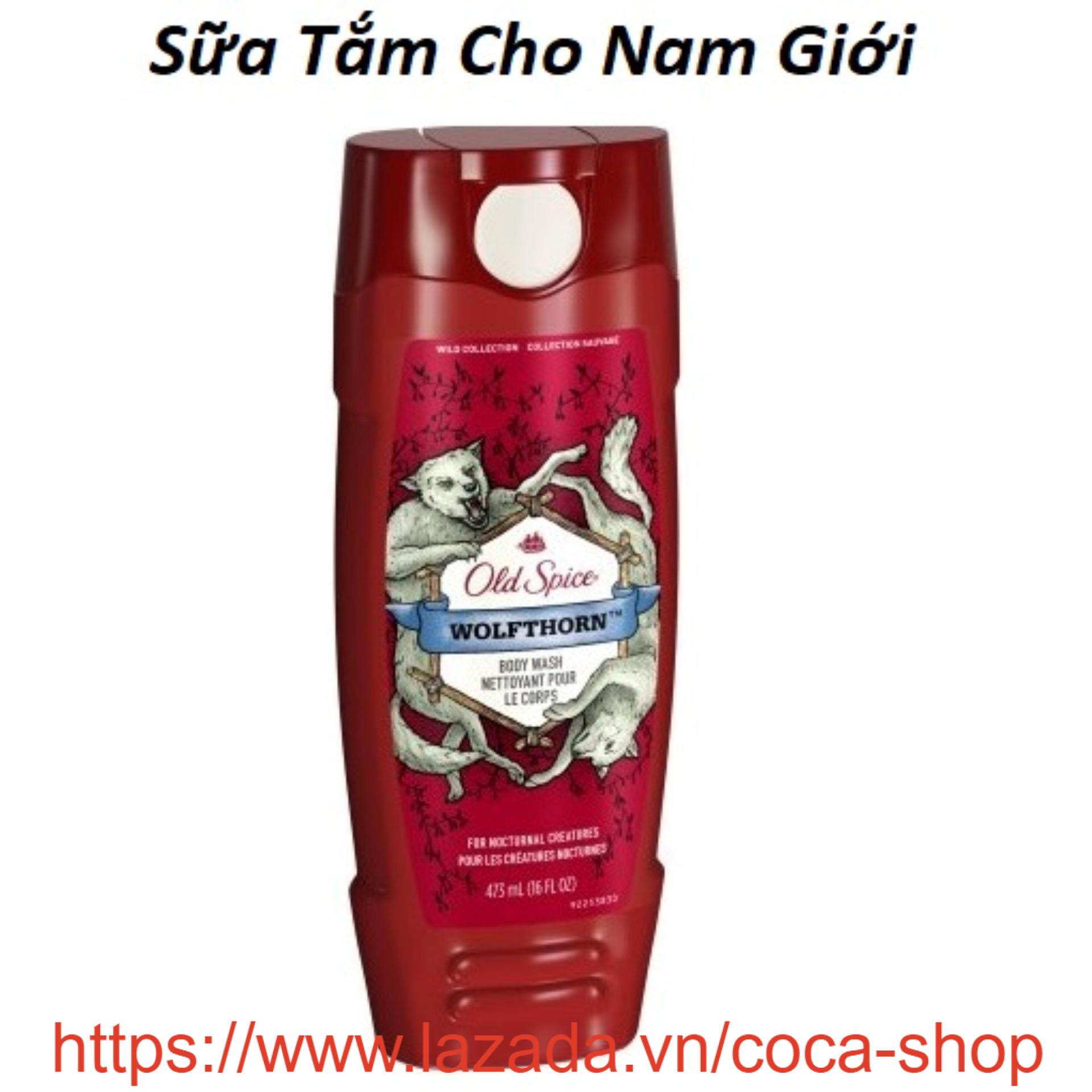 Sữa Tắm Nam Old Spice Wolfthorn - Thơm Nồng Quyến Rũ 473ml
