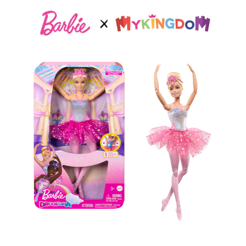  Đồ Chơi Búp Bê Ba Lê Barbie Dreamtopia Phát Sáng Diệu Kỳ Barbie HLC25 