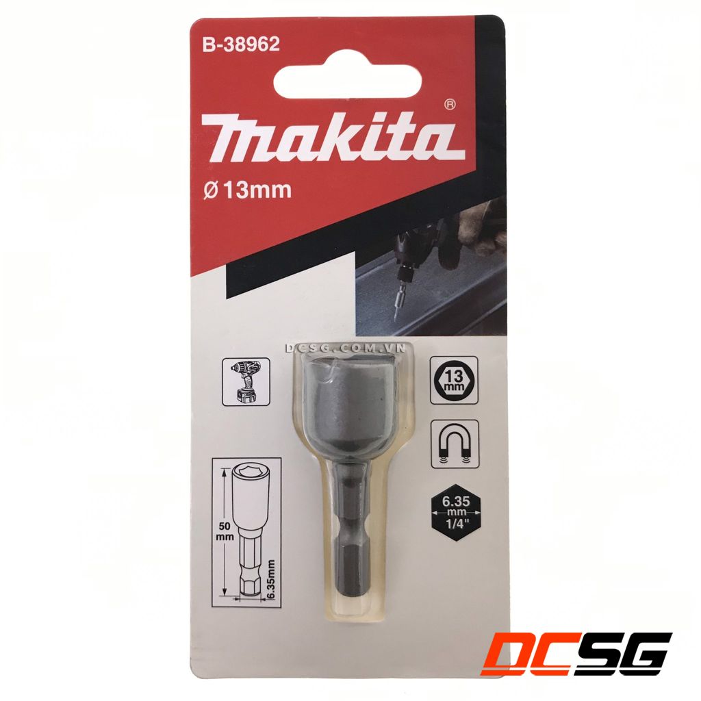 Đầu tuýp dài vặn ốc 1pc 13x50mm makita b-38962