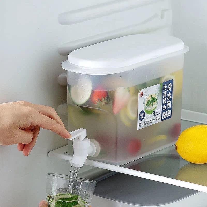 Bình nước 3.5l có vòi siêu rẻ giữ nhiệt chất liệu nhựa