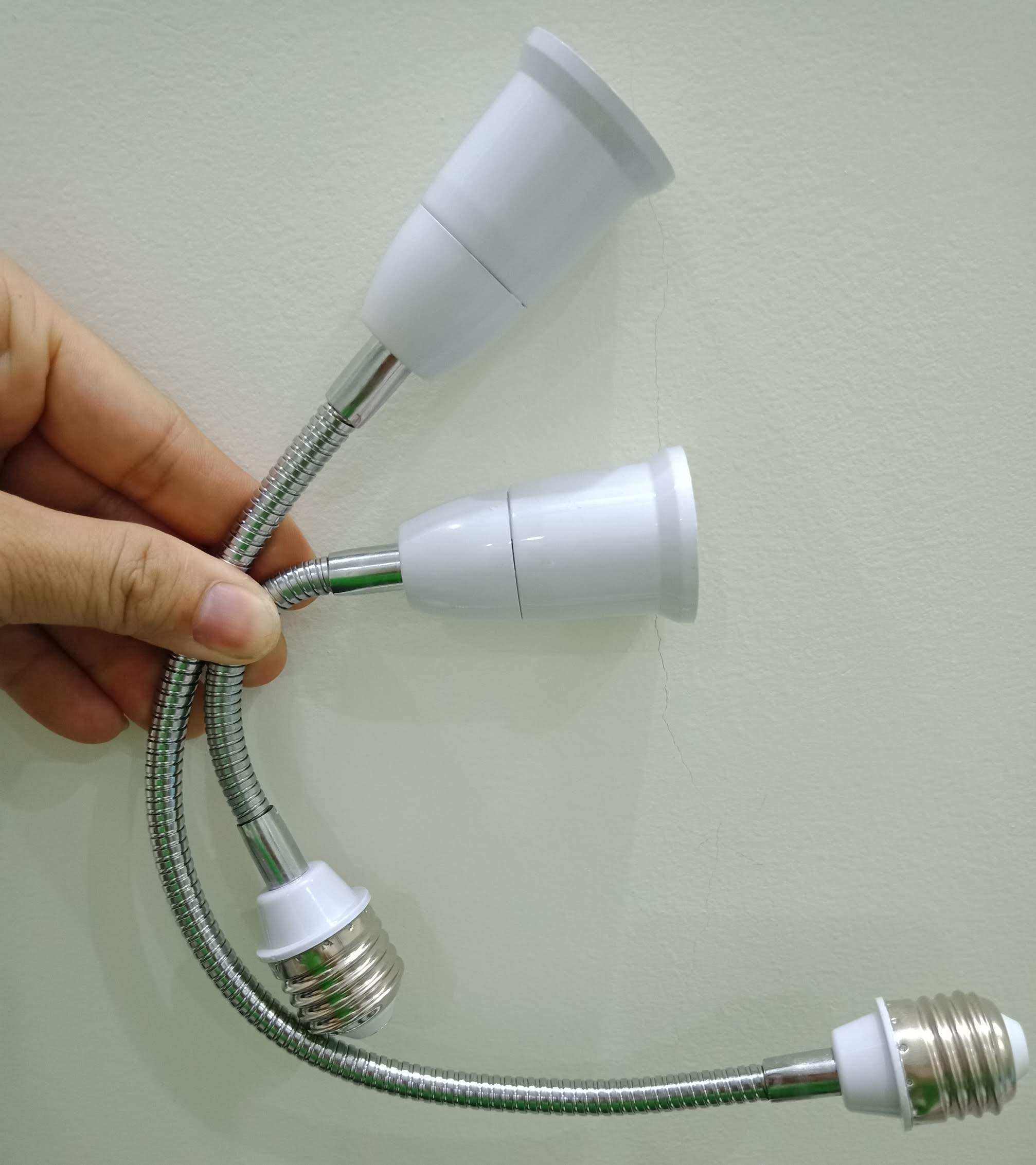 Đui đèn E27 nối dài 20 cm