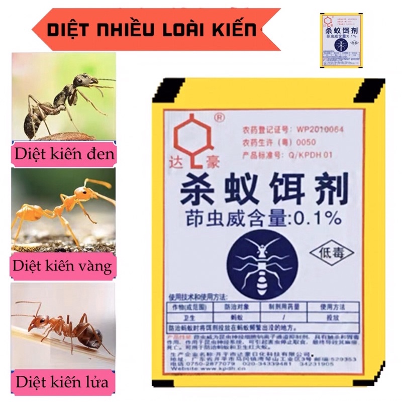 Thuốc diệt kiến, thuốc kiến, diệt kiến sinh học, nội địa Trung