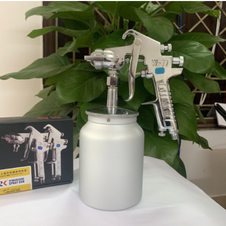 Súng phun sơn w77 phun keo đặc bình dưới 1000ml