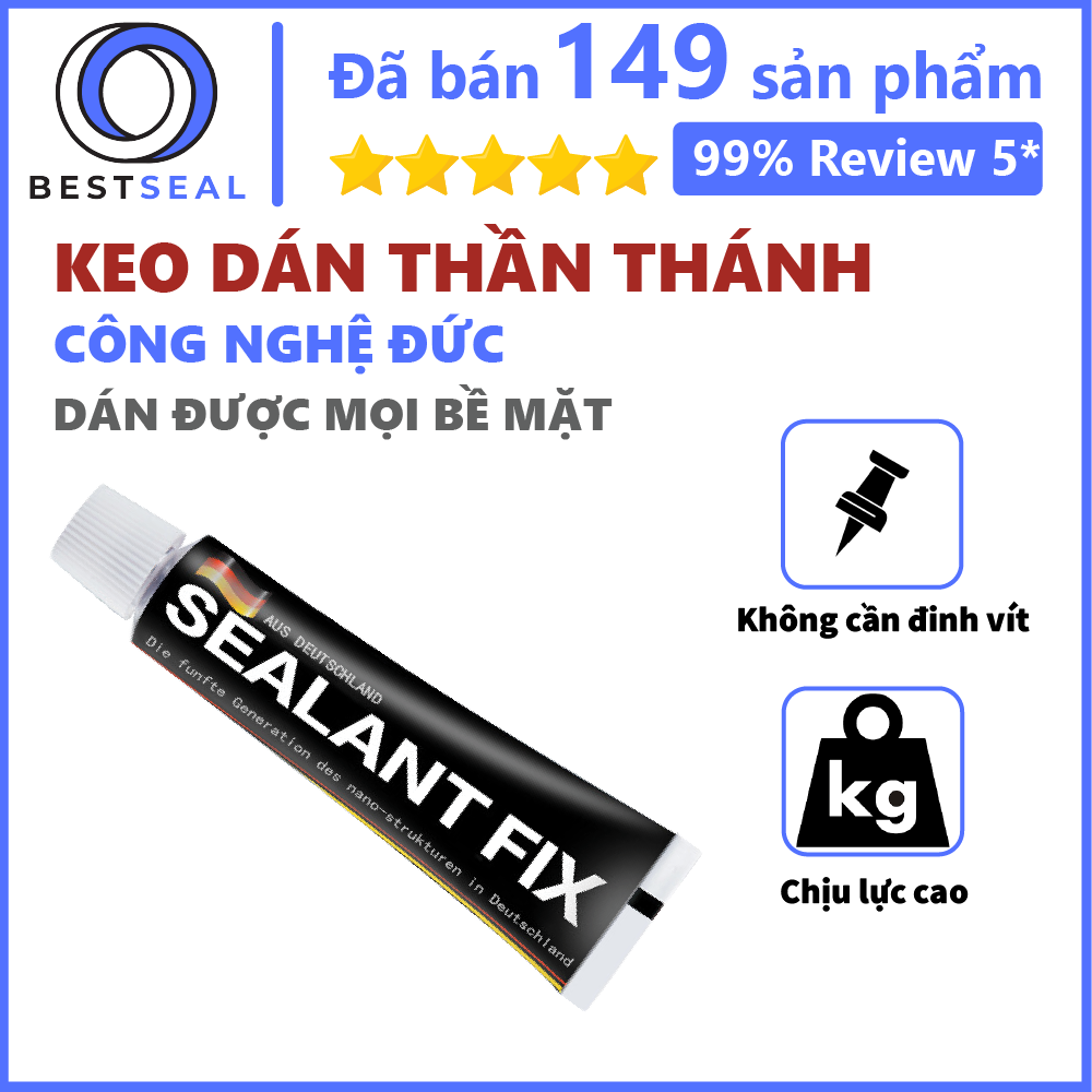 Combo 3 Tuýp Keo 18gram Sealant Fix  Dán Siêu Chắc Mọi Bề Mặt Tường, Gạch, Gỗ Đa Năng