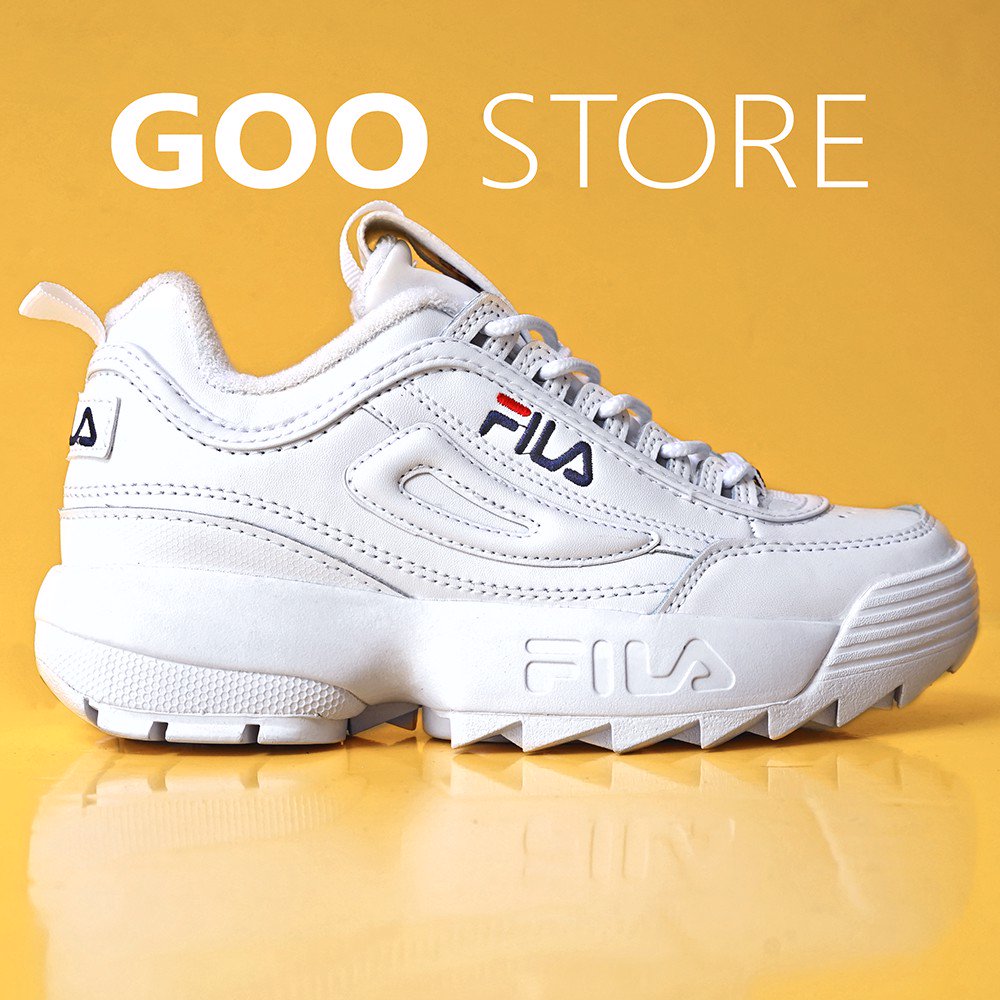 ✔️[ Tặng Hộp Xịn + Xả Kho ] Giày Thể Thao Sneaker Nam Nữ Độn Đế - Giày Thể Thao Giá Rẻ Hàn Quốc FiLa Răng Cá Mập