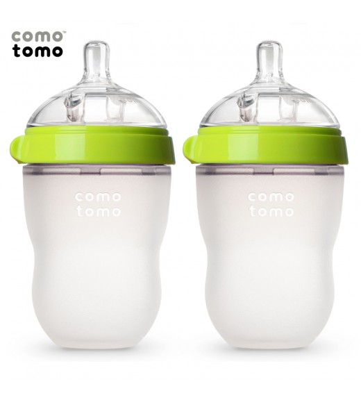 Bình sữa trẻ em, bình sữa cho bé, núm ty bình sữa Bình Pha Sữa Thông Minh Comotomo 150ml và 250ml Siêu Mềm Silicone Y Tế Sản Phẩm Chống Sặc, Đầy Hơi, Nôn Trớ Hoàn Hảo