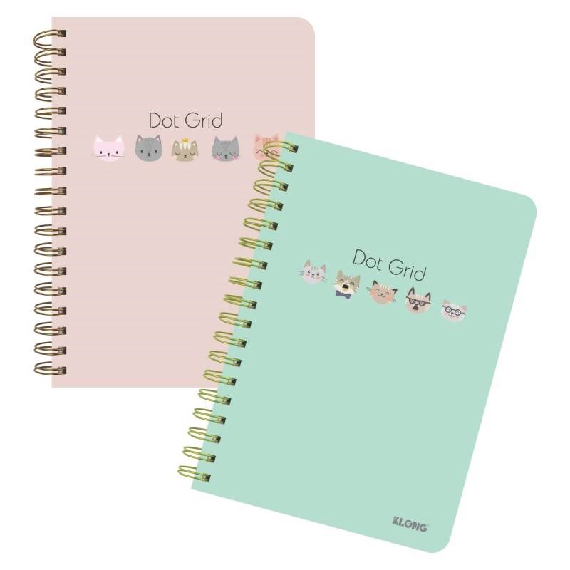 Sổ klong dot grid lò xo kép b5- ruột chấm 200 trang 120/90; ms: 962