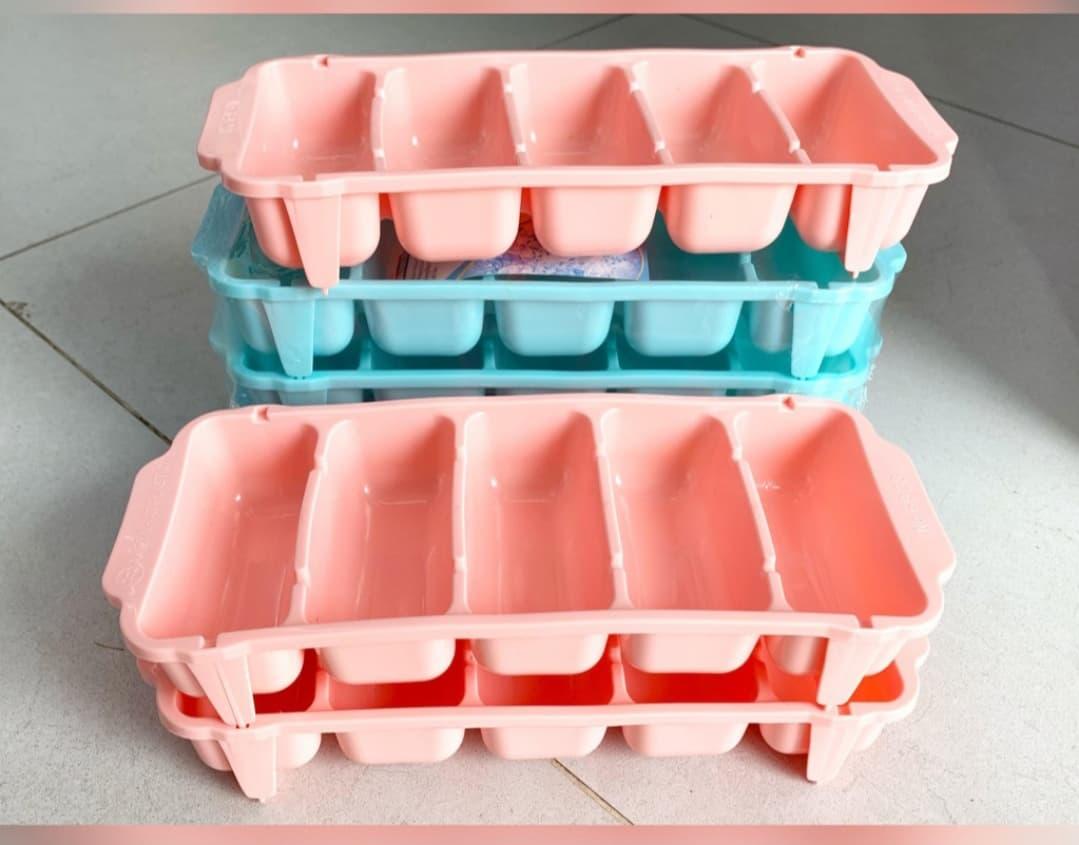 [HCM]combo 3 khay nhựa đựng đá việt nhật