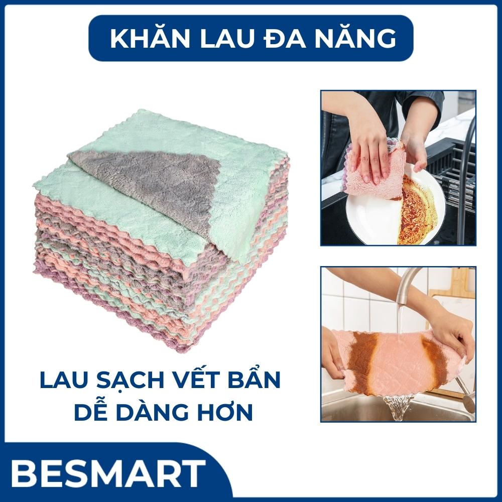 [COMBO 10] Khăn lau nhà bếp siêu thấm hút - Bộ 10 khăn lau đa năng