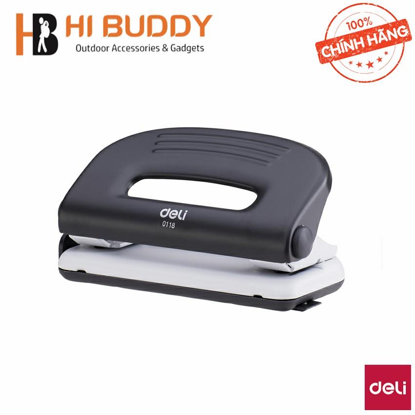 Máy đục lỗ 10 tờ deli 118 – bấm lỗ 10 tờ deli 118 – văn phòng phẩm – đồ dùng học sinh – in ấn – photocopy - hibucenter