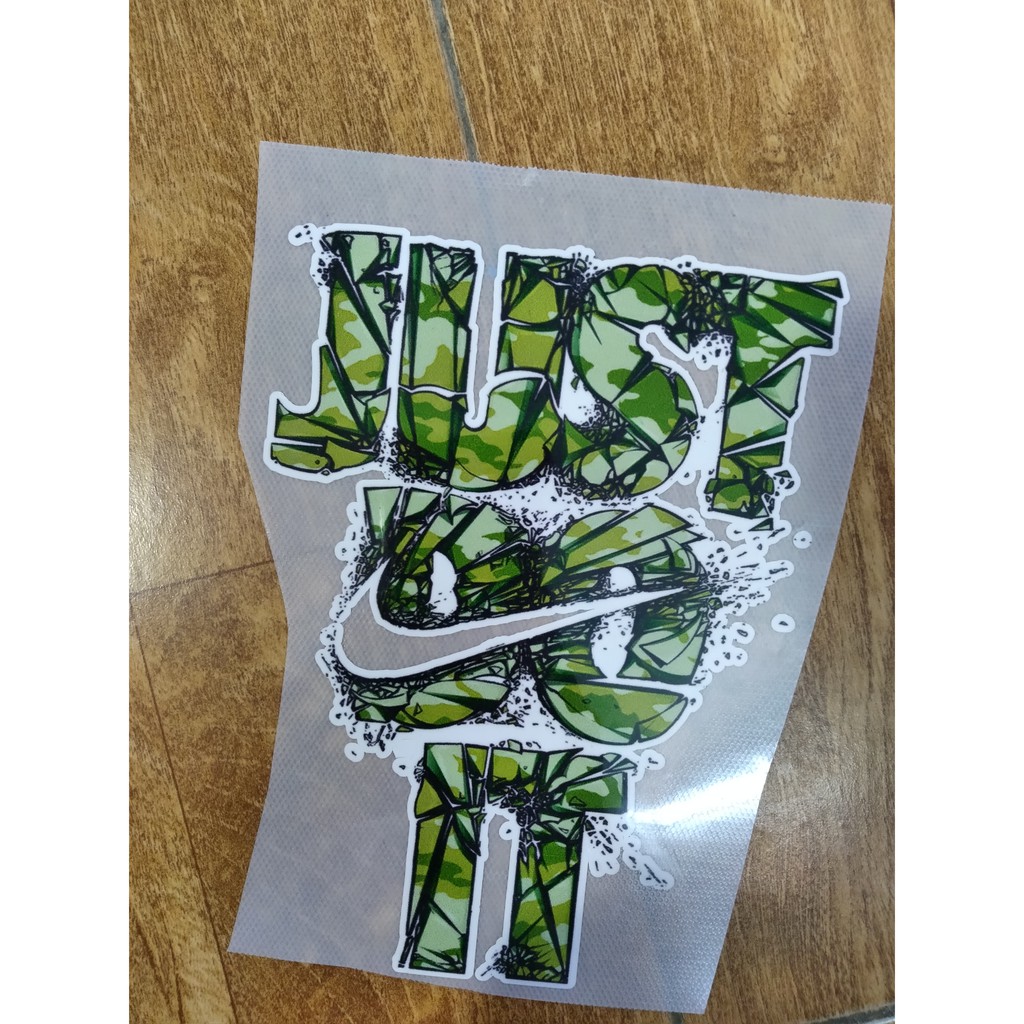 Hình ủi, hình ép nhiệt - just do it