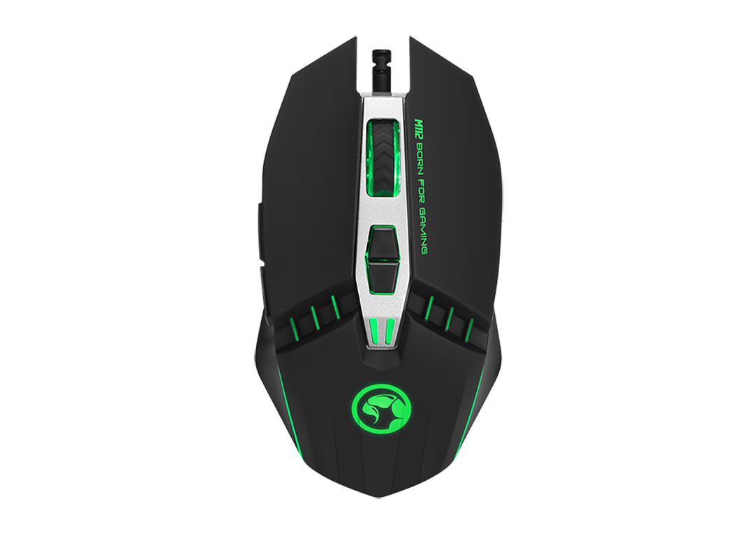 Chuột có dây mouse marvo m 112 đen led