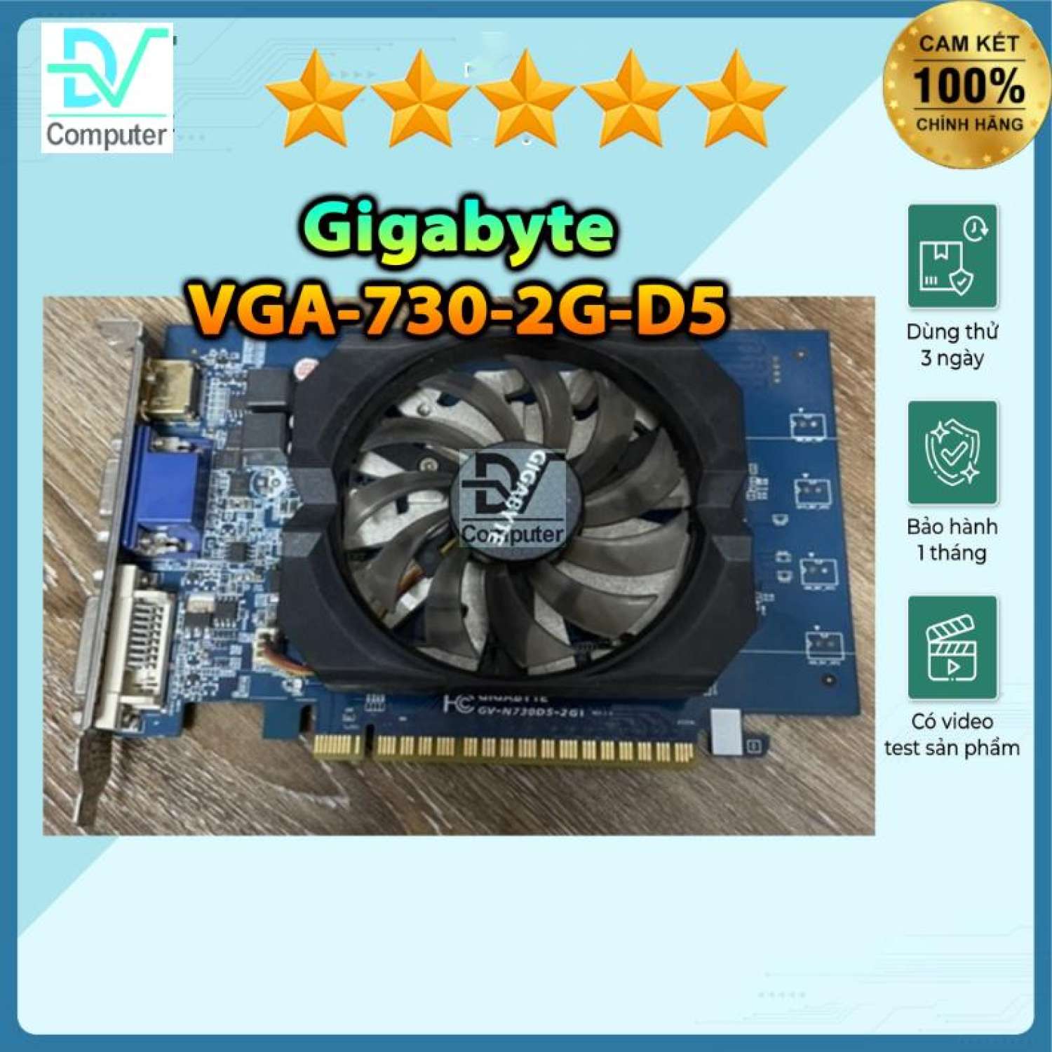 Gt 730 gigabyte -2g-d5 đã qua test 3dmax