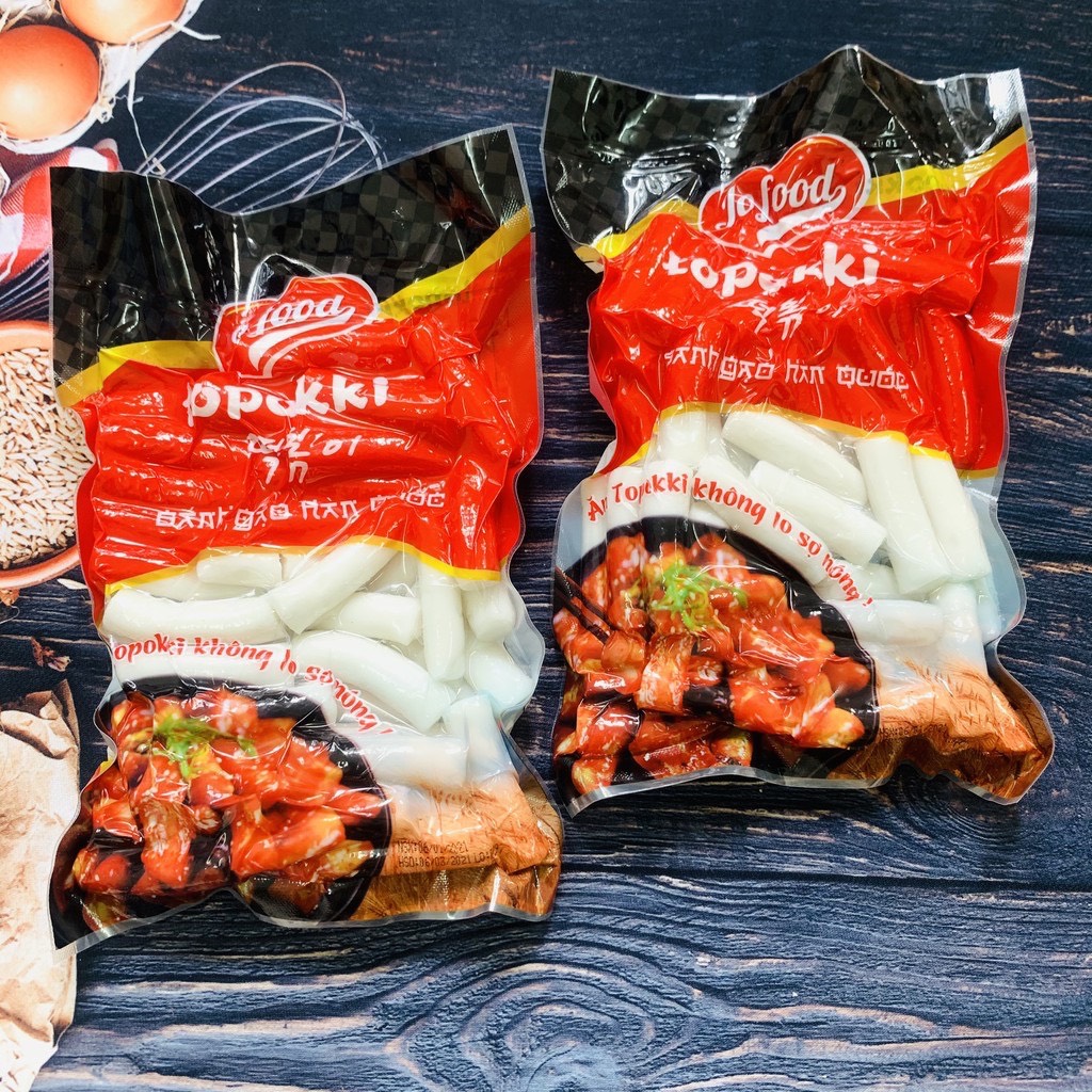 Bánh gạo Hàn Quốc - Tokbokki Hàn Quốc Jofood 1kg