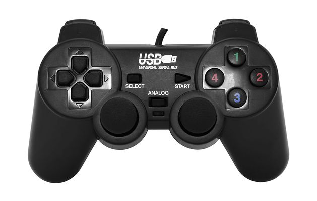 Tay game máy tính 626b cổng usb - Tay cầm đơn chơi game có rung cổng usb kết nối máy tính laptop máy tính bảng tiện dụng