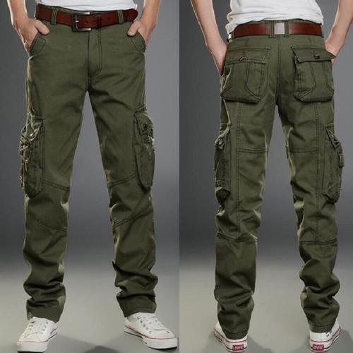 Quần dài kaki túi hộp- Thời trang nam