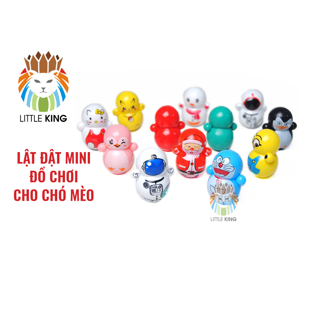 Lật đật mini squid game, doreamon, lật đật đồ chơi cho chó mèo