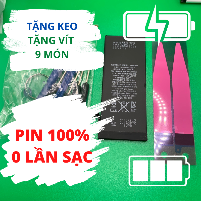 Pin điện thoại 5 5s 5c 6 6s 6 plus 6s plus 7 7 plus 8 8 plus dung lượng cao siêu trâu
