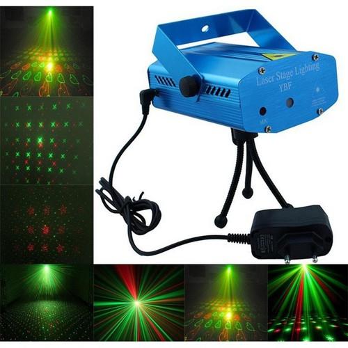 Đèn chiếu Larer mini - LASER LIGHTING Pro cao cấp, nhấp nháy theo nhạc - Giá rẻ, chất lượng